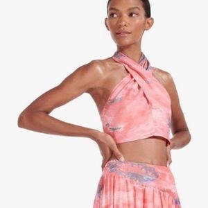 NWT Staud Kai Top in Red Island